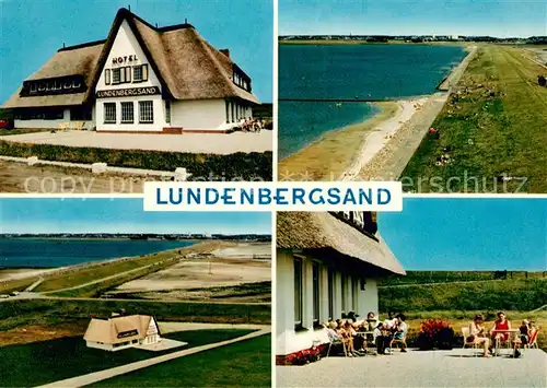 AK / Ansichtskarte Simonsberger_Koog Haus Lundenbergsand Hotel Damm 