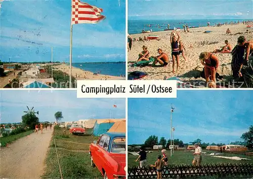 AK / Ansichtskarte Suetel Campingplatz Suetel Strandpartien Strandweg Suetel