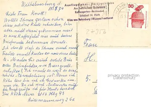 AK / Ansichtskarte Rotenburg_Wuemme Heimatmuseum Kirchstr Kreishaus Angerburger Str Heidemann Werke Prediger Seminar Bullensee In der Ahe Rotenburg Wuemme