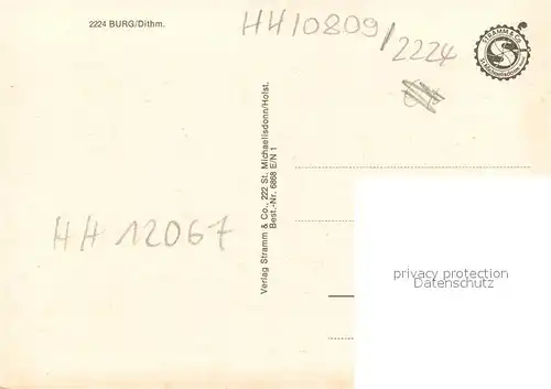 AK / Ansichtskarte Burg_Dithmarschen Paradiestal Blick vom Cleve HangAm Hamberg Sportzentrum Fliegeraufnahme Burg Dithmarschen