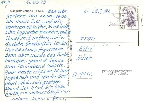 AK / Ansichtskarte Oldenburg_Holstein Brunnen Reiterskulptur Windmuehle Rathaus Ortspartien Oldenburg_Holstein