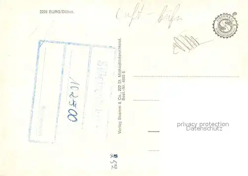 AK / Ansichtskarte Burg_Dithmarschen Paradiestal Blick vom Cleve Hang Am Hamberg Sportzentrum Fliegeraufnahme Burg Dithmarschen