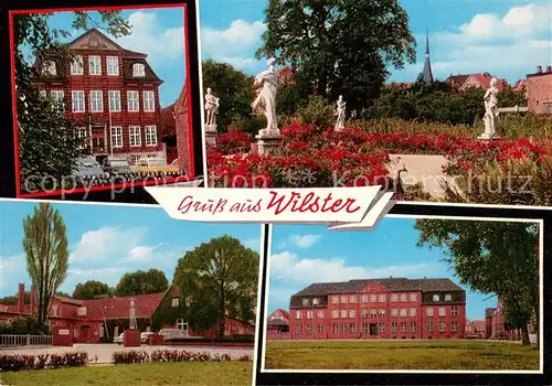 AK / Ansichtskarte Wilster Neues Rathaus Park Bauernhof Gebaeude Wilster
