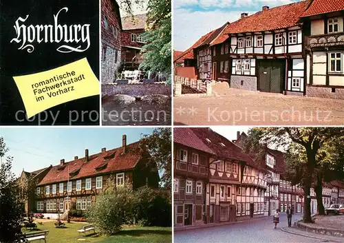 AK / Ansichtskarte Hornburg_Wolfenbuettel Hagenmuehle Wasserstrasse Heimatmuseum Wasserstrasse Hornburg Wolfenbuettel