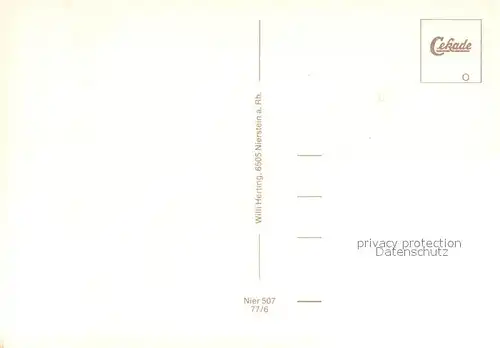 AK / Ansichtskarte Nierstein_Rhein Fliegeraufnahme Wartturm OT Schwabsburg Nierstein Rheinfaehre Landskrone Nierstein_Rhein