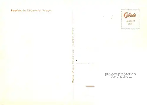AK / Ansichtskarte Rodalben Ortsansicht Rodalben