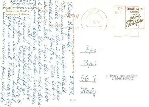 AK / Ansichtskarte Luetz Kirche Fliegeraufnahmen Panorama Luetz