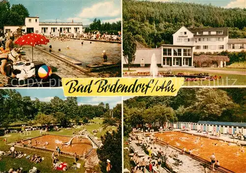 AK / Ansichtskarte Bad_Bodendorf Freibad Teilansichten Kurhaus Bad_Bodendorf