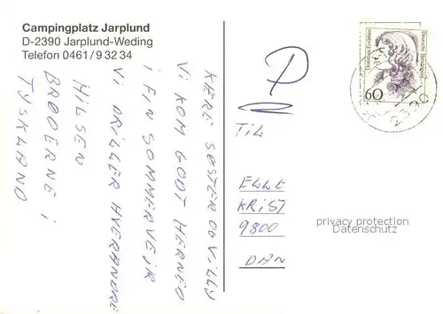 AK / Ansichtskarte Jarplund Weding Campingplatz Jarplund Jarplund Weding