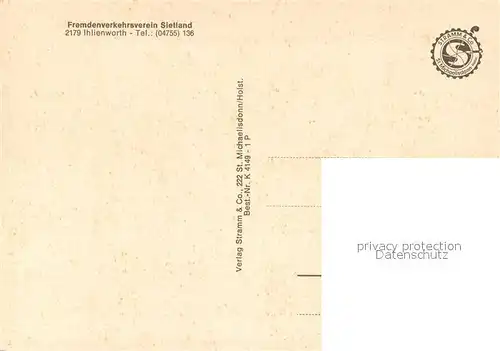 AK / Ansichtskarte Ihlienworth Frachter Kanal Wohnhaus Storchennest Ihlienworth