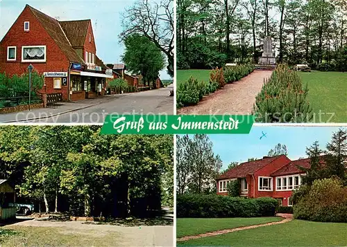AK / Ansichtskarte Immenstedt_Nordfriesland HAGRue Markt Park Wohnhaus Immenstedt_Nordfriesland