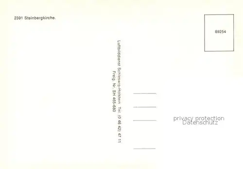 AK / Ansichtskarte Steinbergkirche Luftbild Kirche Amtshaus Brunnen Restaurant Terrasse Steinbergkirche