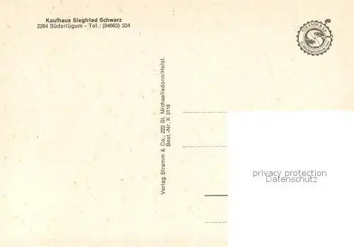 AK / Ansichtskarte Suederluegum Markt Ladengeschaeft Freibad Natur Suederluegum