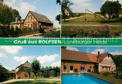 AK / Ansichtskarte Rolfsen Gasthaus Katerberg Edeka Markt Alter Brunnen Swimming Pool Rolfsen