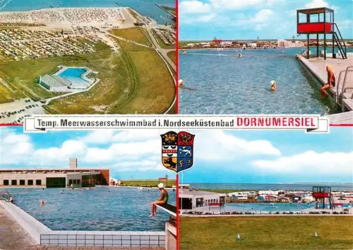 AK / Ansichtskarte Dornumersiel Meerwasserschwimmbad Nordseekuestenbad Dornumersiel