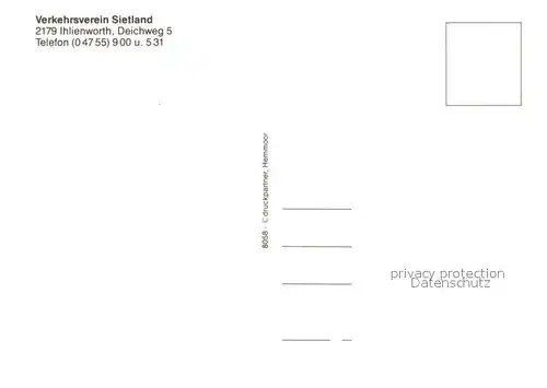 AK / Ansichtskarte Ihlienworth Kirche Zeichnung Ortsansichten Hauptstrasse Ihlienworth