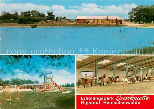AK / Ansichtskarte Heinschenwalde Erholungspark Geestequelle Kinderspielplatz Reithalle Heinschenwalde