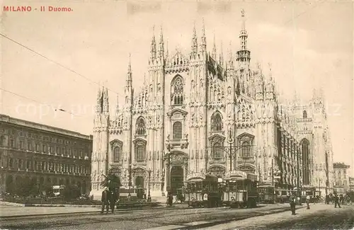 AK / Ansichtskarte Milano Dom Milano