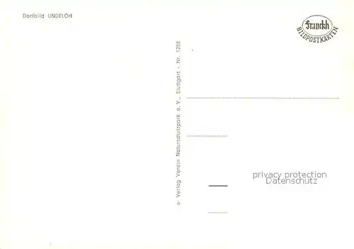 AK / Ansichtskarte Undeloh Dorfbild Alte Haeuser Undeloh