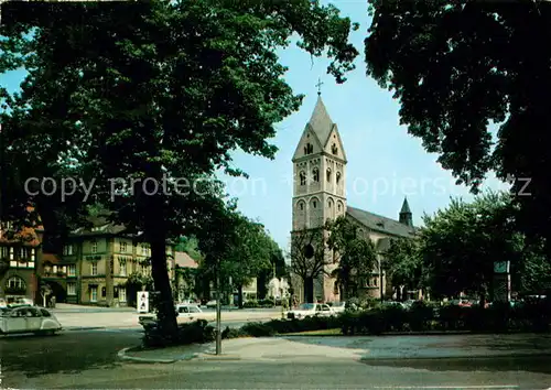 AK / Ansichtskarte Bergisch_Gladbach Laurentius Kirche am Konrad Adenauer Platz Bergisch_Gladbach