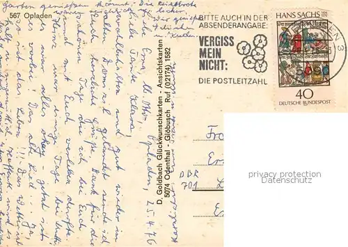 AK / Ansichtskarte Opladen Koelner Strasse Stadtpark Post Diepentalsperre Stausee Opladen