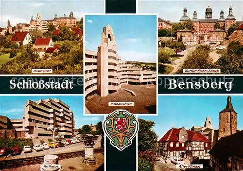 AK / Ansichtskarte Bensberg Teilansicht Rathaus Turm Schloss Alter Winkel Bensberg