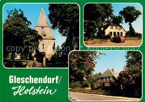 AK / Ansichtskarte Gleschendorf_Scharbeutz Burgturm Wohnhaeuser Gleschendorf_Scharbeutz