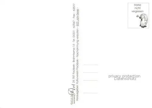 AK / Ansichtskarte Fockbek Der Handwerkerbaum Dorfplatz Raeucherkate Fockbek