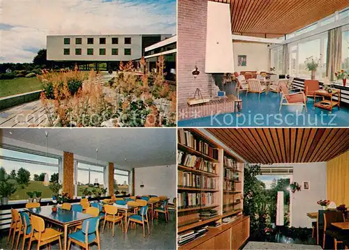 AK / Ansichtskarte Schmalensee Muetterheim am Schmalensee Kaminzimmer Aufenthaltsraum Bibliothek Schmalensee