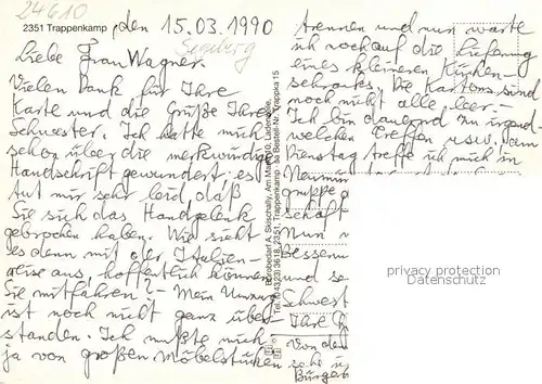 AK / Ansichtskarte Trappenkamp Hotels Park Strassenpartie Trappenkamp