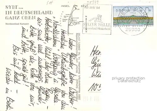 AK / Ansichtskarte Kampen_Sylt Inselhaeuser Kampen Sylt