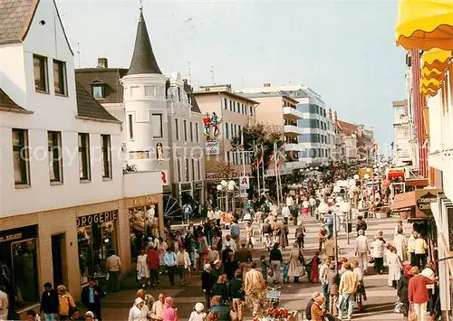 AK / Ansichtskarte Westerland_Sylt Fussgaenger Boulevard Friedrichstrasse Westerland_Sylt