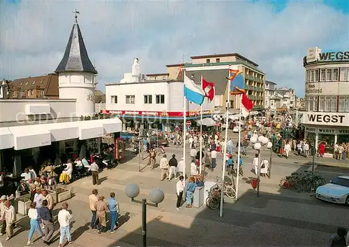 AK / Ansichtskarte Westerland_Sylt Fussgaenger Boulevard Friedrichstrasse Westerland_Sylt