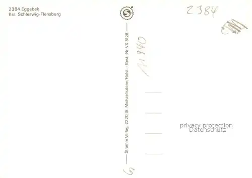 AK / Ansichtskarte Eggebek Fliegeraufnahmen Schule Kirche Eggebek