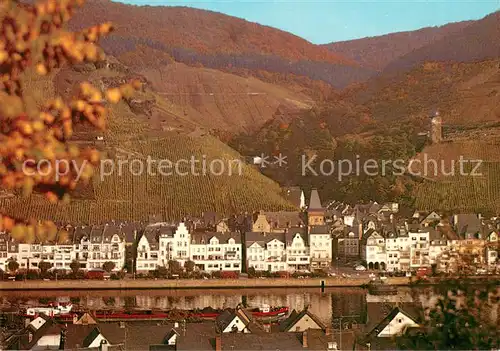 AK / Ansichtskarte Zell_Mosel Ortsansicht Zell_Mosel