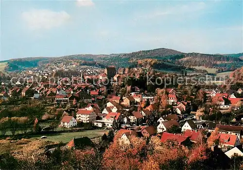 AK / Ansichtskarte Hardegsen Fliegeraufnahme Hardegsen