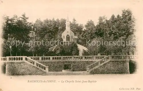 AK / Ansichtskarte Bagnoles de l_Orne La Chapelle Saint Jean Baptiste Bagnoles de l_Orne