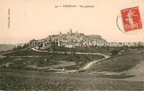 AK / Ansichtskarte Vezelay Vue generale Vezelay