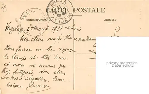 AK / Ansichtskarte Vezelay Vue generale Vezelay