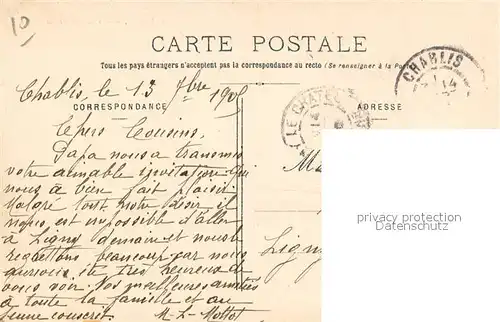 AK / Ansichtskarte Chablis Vue panoramique Chablis