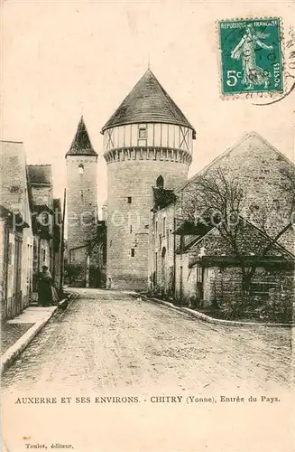 AK / Ansichtskarte Chitry Entree du Pays Chitry
