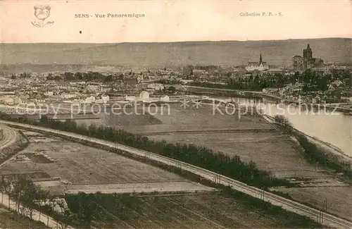 AK / Ansichtskarte Sens_89 Vue panoramique aerienne 