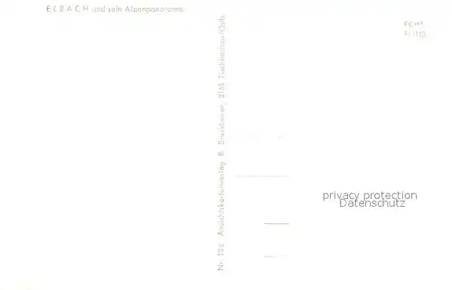 AK / Ansichtskarte Elbach_Miesbach Ortsansicht mit Alpen Elbach Miesbach