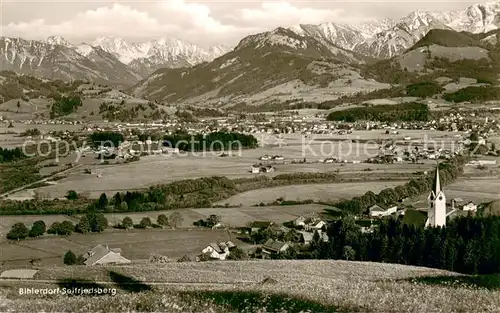 AK / Ansichtskarte Bihlerdorf_Seifriedsberg mit Sonthofenund Allgaeuer Hochgebirgskette 