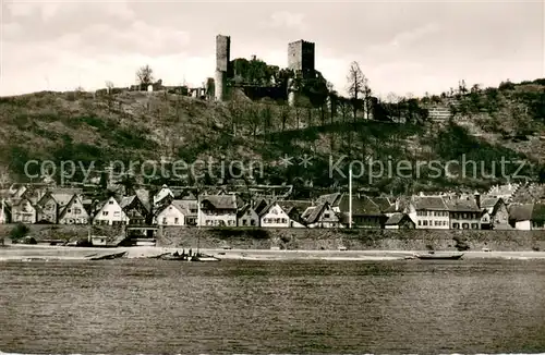 AK / Ansichtskarte Stadtprozelten_Main Ortsansicht mit Burg 