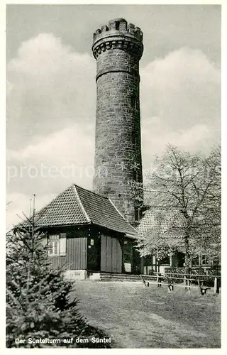 AK / Ansichtskarte Bad_Muender Suentelturm auf dem Suentel Bad_Muender