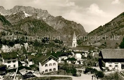 AK / Ansichtskarte Schellenberg_Marktschellenberg mit Untersberg Schellenberg