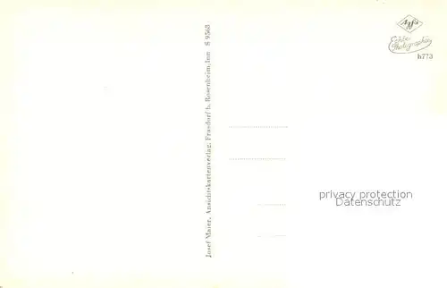 AK / Ansichtskarte Staudach Egerndach Panorama mit Hochgerngipfel Staudach Egerndach