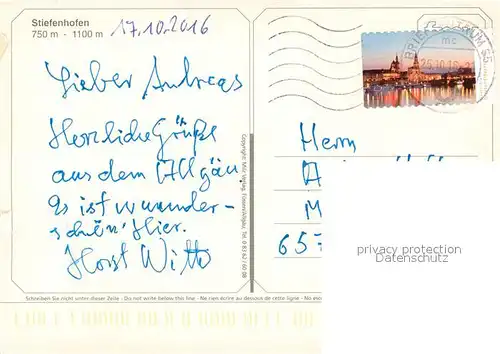 AK / Ansichtskarte Stiefenhofen Panorama Kirche Kuehe Stiefenhofen