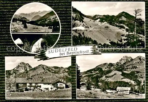 AK / Ansichtskarte Sudelfeld Teilansichten Berghuette Sudelfeld